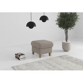 Home Affaire Polsterhocker Glendale mit Stauraum 58 x 48 x 58 cm Braun