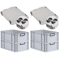 Proregal Eurobox NextGen Color mit Auflagedeckel & Aufbewahren, Aufbewahrungsboxen