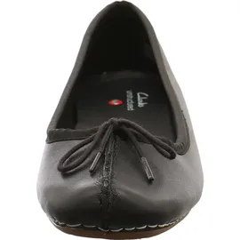CLARKS Freckle Ice Ballerinas Black Leather 37 1/2