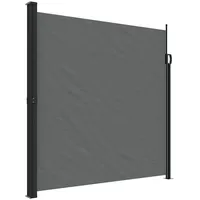 vidaXL Seitenmarkise 200 x 600 cm grau Polyester