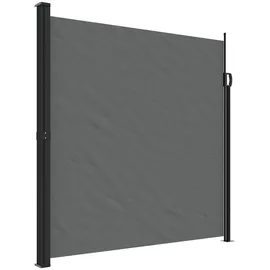 vidaXL Seitenmarkise 200 x 600 cm grau Polyester