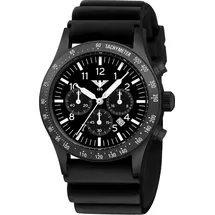 KHS Platoon Chronograph Schwarz 42 mm PLABSSC.DB