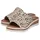 Rieker Pantolette Sommerschuh, Hausschuh, Keilabsatz, zum Schlupfen beige 40 EU