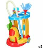 Playgo Reinigungswagen mit Zubehör 30,5 x 67 x 37 cm 2 Stück)