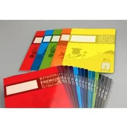 STAUFEN PREMIUM Heft A4 16BL Lin.28 kariert m. Randlinie 734010328