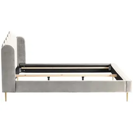 SalesFever Muschelbett 180 x 200 cm Beige/Gold