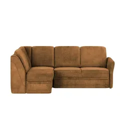 Polstermöbel Oelsa Ecksofa  Luna ¦ orange ¦ Maße (cm): B: 224 H: 91 T: 160.0