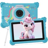 C idea Tablet für Kinder, Android 15, 7 Zoll, 1024 x 600, 6 GB (3 + 3) RAM + 32 GB ROM, Akku 2500 mAh, Apps für Kinder vorinstalliert, kompatibel mit WLAN und Bluetooth (blau)