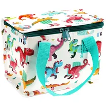Dotcomgiftshop Lunchtasche Baby Dino aus Kunststoff ca. 21×12×16 cm mehrfarbig