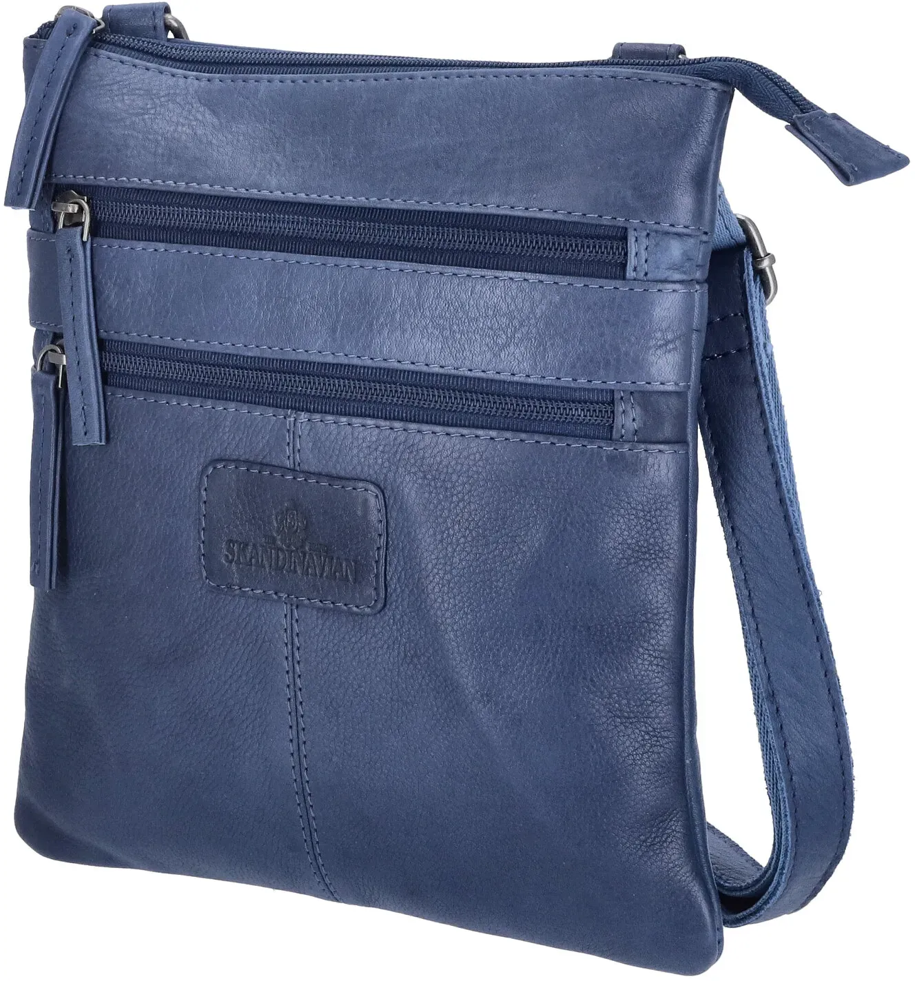 The Skandinavian Brand Damen Ledertasche  Blue