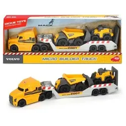 DICKIE TOYS 203725005 Mack/Volvo Micro Builder Truck