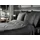 Heckett & Lane Punto gepunktet Grau 135 x 200 cm + 2 x 80 x 80 cm