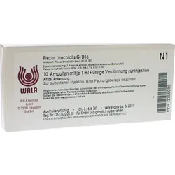 PLEXUS BRACHIALIS GL D 15 Ampullen 10X1 ml