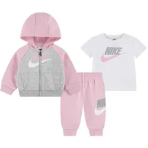 Nike Kids Nike Color Blocked Hbr Jogger Shirt, Medium Soft Pink, 2 Jahre