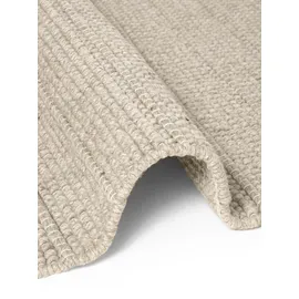 Ted Baker Parker auch als Läufer", natur weiß, B:80cm H:7mm L:250cm, Wolle, Teppiche, Wolle, Natur, handgewebt, Wohnzimmer, Schlafzimmer, Boho, Skandi
