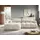 Mirjan24 Eckcouch mit Schlaffunktion 2-Sitzer Beige