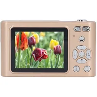 Annadue Digitalkamera, FHD 4K Kinderkamera mit 16 fachem Zoom, Anti Shake, 48 MP, Tragbar, Autofokus, Kleine Vintage Kamera mit Fülllicht, für Kinder, Studenten, Teenager, Mädchen,