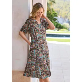 GOLDNER Sommerkleid Midikleid Orientalisch Muster Bunt 19
