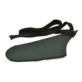 Gramm medical Lederfingerlinge schwarz 4 St.