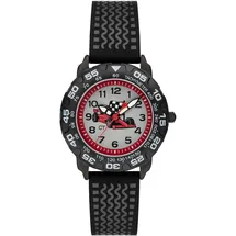 Cool Time CT-0010-PQ 30 mm Silikongehäuse schwarz Silikonarmband blau