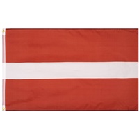 Lettland Flagge MUWO "Nations Together" 90 x 150 cm-Größe:Einheitsgröße