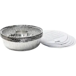 OMNIA Aluform mit Pappdeckel, 5 Stück
