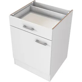 Flex-Well Küchenzeile Lucca 240 x 60 x 200 cm Weiß