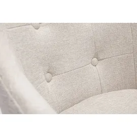 miliboo Baltik Samteffektgewebe Beige