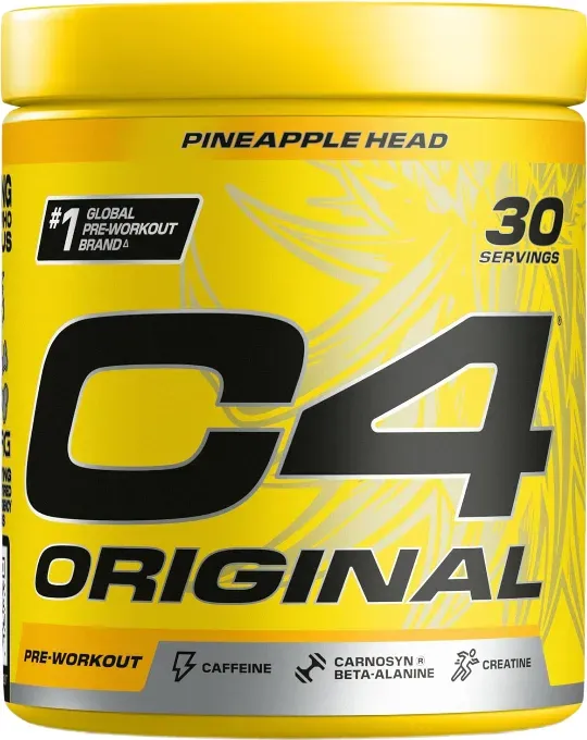 C4 Pre-Workout - 30 Portionen - Ananasgeschmack Neues Design 195g