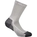 CMP Trekking Sock Poly Mid 2 Paare Stone-Bianco 39-42