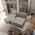 masseno Ecksofa RITA M Polyester 2-Sitzer Creme