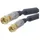 ShiverPeaks Koaxialkabel RG-59/U F-Stecker 5 m Blau