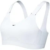 Nike Alpha verstellbarer High Support Sport-BH Damen 100 white/white/stone mauve/black L A-B