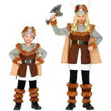 W WIDMANN MILANO Party Fashion - Kinderkostüm Wikinger, Krieger, Barbar, Faschingskostüme