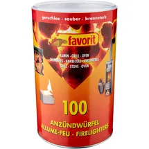 Favorit Grillanzünder 100 Stück Stoff weiß