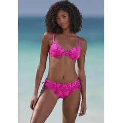 Bügel-Bikini-Top »Floretta«, in Ton in Ton-Harmonie, Gr. 42 - Cup B, beere bedruckt, , 42328154-42 Cup B