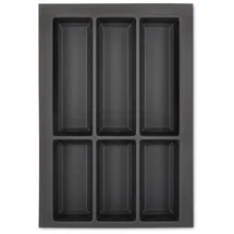 Orga-Box VII Besteckeinsatz basaltgrau 32,6 x 5,05 x 47,4 cm