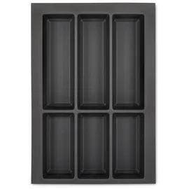 Orga-Box VII Besteckeinsatz basaltgrau 32,6 x 5,05 x 47,4 cm
