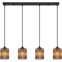 Nowa 4-flg. 87 cm rund schwarz Metall