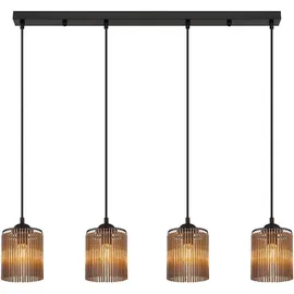 Nowa 4-flg. 87 cm rund schwarz Metall