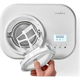 Nedis Eismaschine - 1.0 l - Weiss - Kunststoff