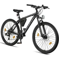 licorne bike gmbh Licorne Bike Effect Premium Mountainbike Aluminiumrahmen Shimano,Zoll:29.00;Farbe:Schwarz/Anthrazit (2xDisc-Bremse)