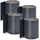 Juskys PVC Sichtschutzstreifen 0,19 x 35 m anthrazit 4er Set inkl. Befestigungsklemmen 120 St.