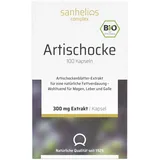 Sanhelios BIO Artischocke Kapseln | Hochdosiert aus ca. 20.000 mg BIO Artischocke | mind. 7,5 mg Cynarin | Für die natürliche Fettverdauung | vegan | 100 Kapseln