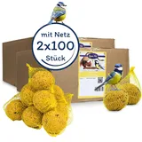 Lyra Pet 2 x 100 Stk. Lyra Pet® Meisenknödel Basic mit Netz à 90 g = 18 kg