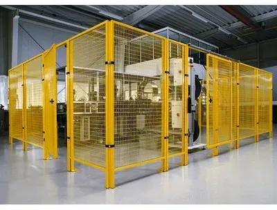 Maschinenschutzsystem, T-Pfosten