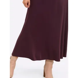 sheego Faltenrock Damen Rot 44