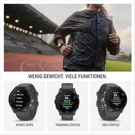 Garmin Forerunner 255 46 mm schiefergrau/schwarz