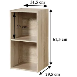 CaliCosy Möbelstück Holzwerkstoff 31,5/61,3/29,5 cm Beige