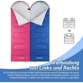luxuskollektion Deckenschlafsack Camping 3-4 Jahreszeiten